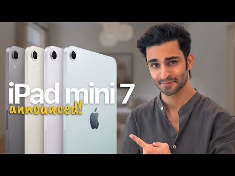 iPad mini 7 announced! | Apple Intelligence, Pencil Pro & More! ❤️‍🔥