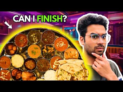 I Tried the BIGGEST INDIAN THALI