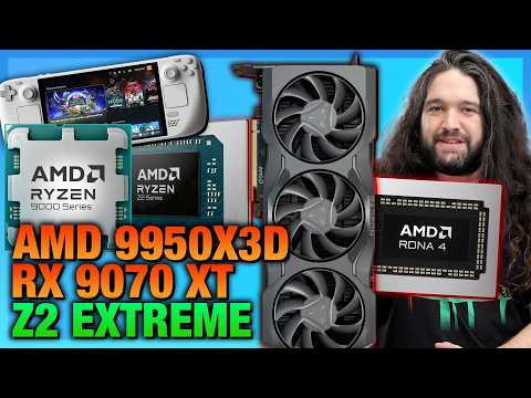 AMD Radeon RX 9070 XT, Ryzen 9950X3D, Z2 Extreme SOC for Ally / Legion, & More