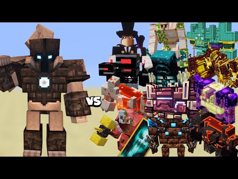 Minecraft All Bosses vs Nameless Guardian – Ultimate Battle!