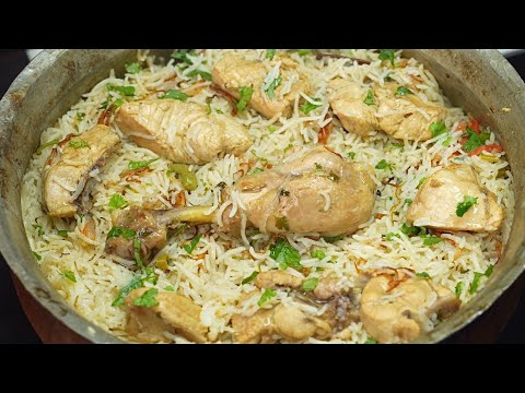 Tasty White Chicken Pulao | चिकन पुलाव बनाने का तरीका | Chicken Dum Pulao | Chicken Pulao