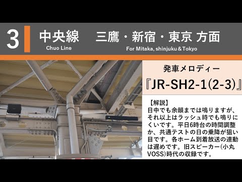 【JR】国立駅 発車メロディー