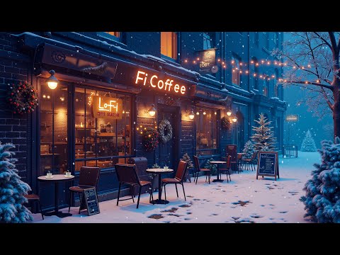 Winter Night’s Cozy Melodies❄️ Quiet Snowy Pathways⛄ Lofi Hip Hop to Relax/Calm/Heal | Lofi Coffee☕️