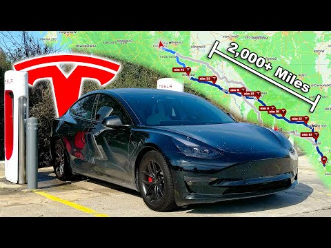 My Tesla Model 3 Performance VS. Cross Country Road Trip