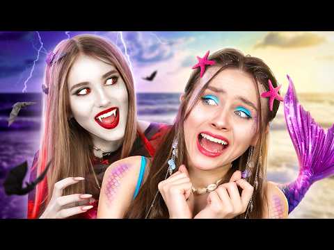 How to Become a Vampire! Mermaid vs Vampire