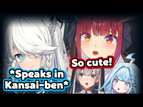 Fubuki Speaking in Kansai-ben is TOO Cute For Marine To Handle【Hololive】