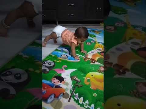 అమ్మో  8 months baby  exercises చేసేస్తుంది #cutebaby #exercise #fitnessmotivation #plank #viral