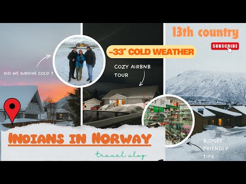 Indians in Tromsø 🇳🇴 | Slippery Roads|  Grocery shopping fun | Travel vlog | Kannadigas