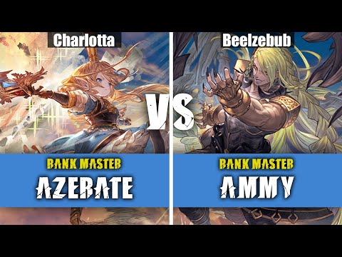 Azerate (Charlotta) Vs Ammy (Beelzebub) | Granblue Fantasy Versus: Rising High Level Replay