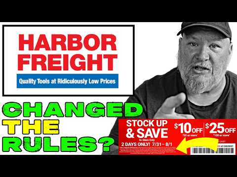 Did Harbor Freight Just Change their Biggest Rule?