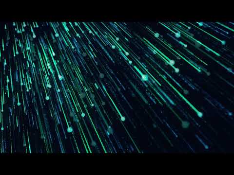 4k Blue Particle Fall Down Abstract Animated Motion Video Background