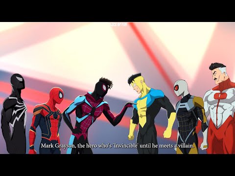 Miles and Bully Lowenthal and OG Spiderman reacts to Agent spider and Invincible and Omni man.