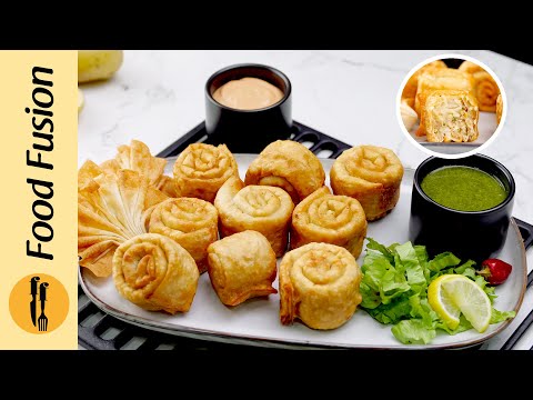 Spring Roll Pinwheels Ramadan Special Recipe by Food Fusion