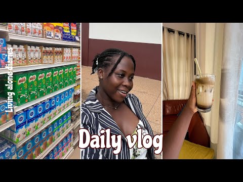 Day(s) in the life living alone in Ghana | Grocery shopping 🛍️ | realistic life in my 20s |