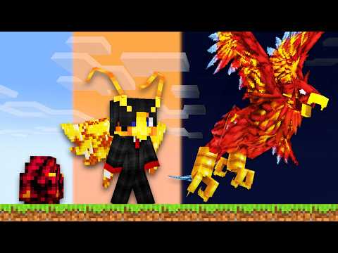 Minecraft but I Become a Phoenix!