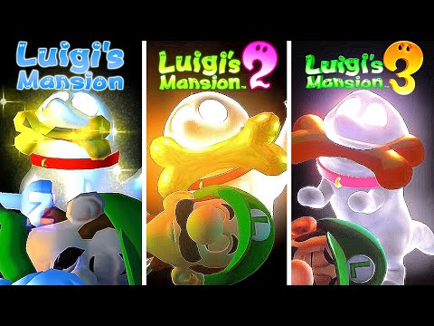 Evolution of Polterpup in Luigi's Mansion (2013-2024)