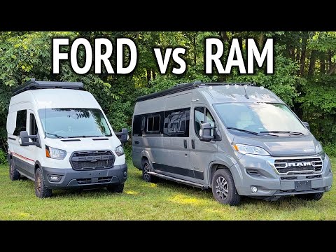 Which is Better: Ram ProMaster vs Ford Transit Camper Van