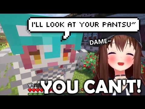 Sora Was Minding Her Business... Then Marine Pulled Up And Teases Her 💀😭 (Minecraft New World)