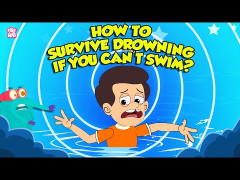 How to Survive Drowning if You Can't Swim? | Survival Tricks with Dr. Binocs | How to Tread Water?