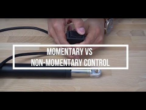 Product Overview - Momentary vs Non Momentary Switches