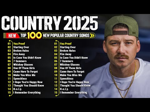 Country Music Playlist 2025 - Morgan Wallen, Luke Combs, Chris Stapleton, Kane Brown, Luke Bryan,