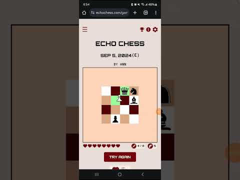 Echo Chess 9/5/24 epic solution. Puzzle by hmnafterall