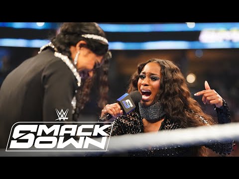 Naomi Tells Bianca Belair She Attacked Jade Cargill | WWE SmackDown Highlights 3/7/25 | WWE on USA