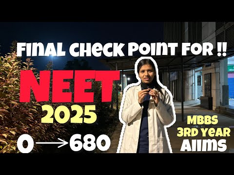 Final check point for NEET2025 ✅ || warning for NEET2025