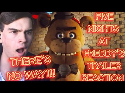 THERE'S NO WAY?! - FIVE NIGHTS AT FREDDY'S MOVIE | OFFICIAL TRAILER REACTION