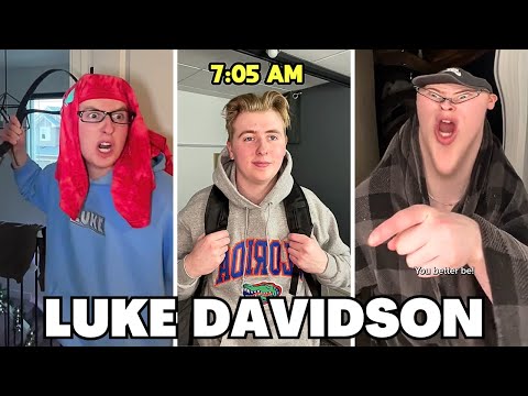 FUNNY LUKE DAVIDSON SKITS COMPILATION | TRY NOT TO LAUGH WATCHING LUKE DAVIDSON TIK TOK