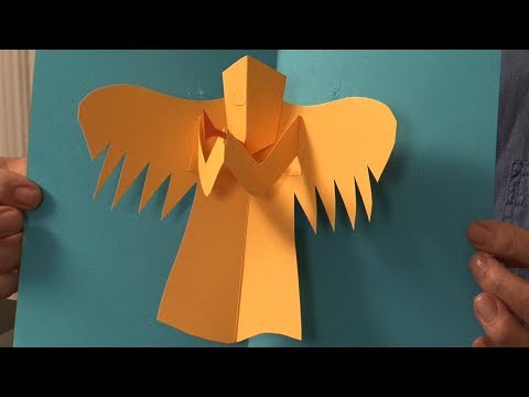 Pop-Up Tutorial 38 - Angel - Christmas Card