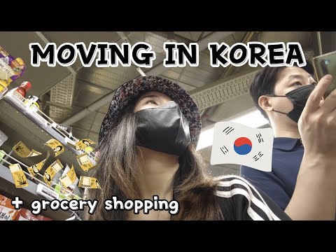 MOVING IN KOREA (+ grocery shopping)