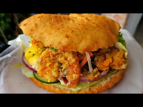 Bake 'n Shrimp | The BEST Caribbean Seafood Sandwich