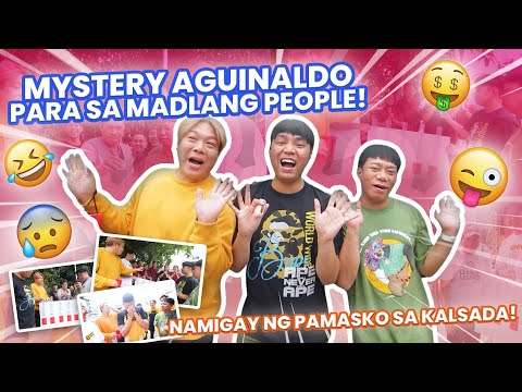 MYSTERY AGUINALDO PARA SA MADLANG PIPOL (NAMIGAY NG PAMASKO SA KALSADA) | BEKS BATTALION