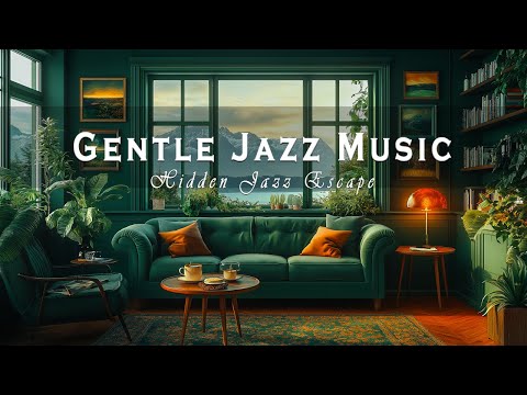 Peaceful Mountain Library with Hidden Jazz for Relaxation & Positive Mood