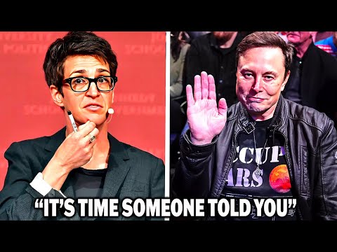 Elon Musk Declares on X What Rachel Maddow & MSNBC have done is Bad for America