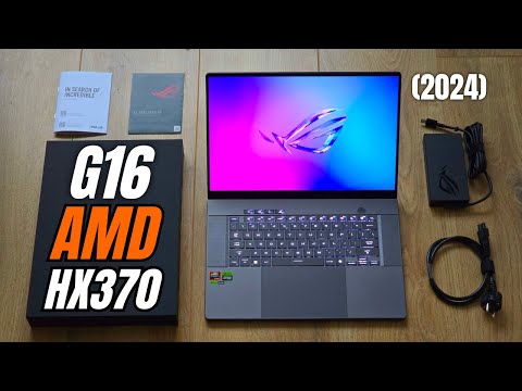 Asus ROG Zephyrus G16 (2024) UNBOXING [AMD Ryzen AI 9 HX 370)