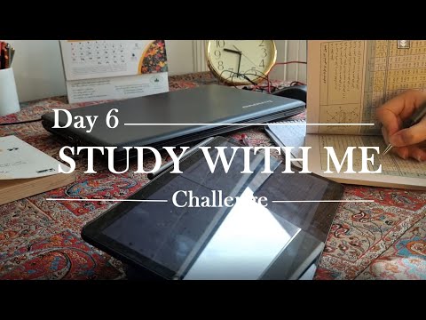 DAY 6| STUDY WITH ME / 10 Days Challenge/ 50 Min / No Music / Background Noise