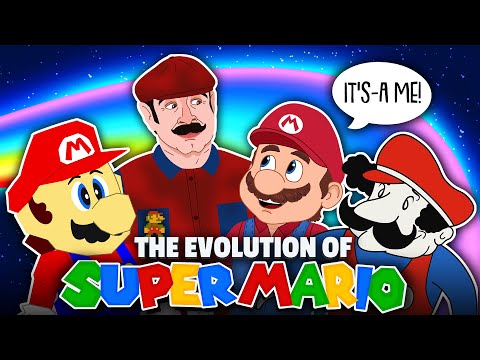 The Evolution Of Super Mario (ANIMATED)