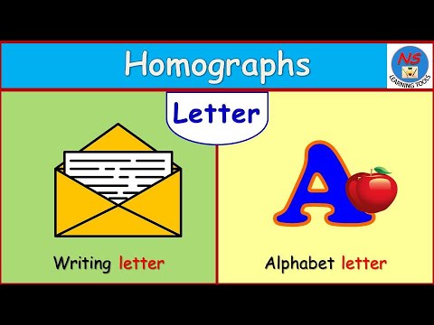 50 Homographs | Homographs list | Homographs With Pictures | What is Homograph? | 50 Homonyms