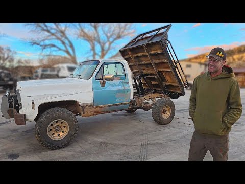 We Transformed The Square Body Wood Truck With Recycled Parts!