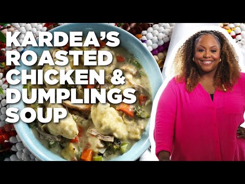 Kardea Brown's Roasted Chicken and Dumplings Soup | Delicious Miss Brown | Food Network