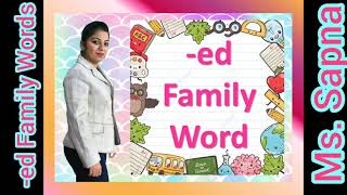 -ed Family Words / Easy Learning English / Online Study Resources