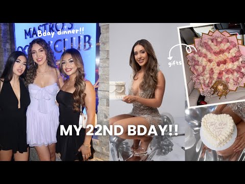 MY 22ND BIRTHDAY VLOG!! | Bday glow up, dinner, etc!!