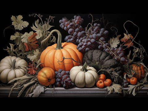 Halloween Vintage TV Art | 12 Images | 2 Hours | Halloween TV Art | Pumpkin TV Art | Fall Decor | 4K