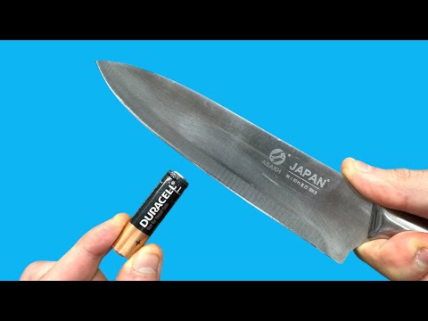 Razor Sharp Knife! Sharpen Your Knife In 1 Minute With This DIY Tool