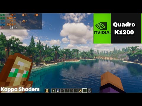 Minecraft on Core®  i5 4570 + Nvidia Quadro K1200 4GB