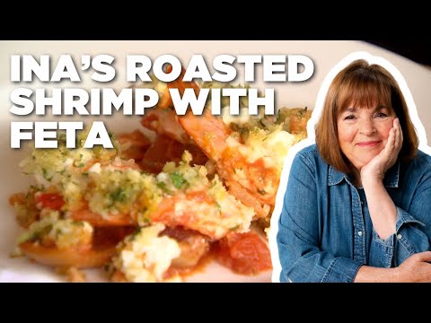 Ina Garten's Roasted Shrimp with Feta | Barefoot Contessa | Food Network