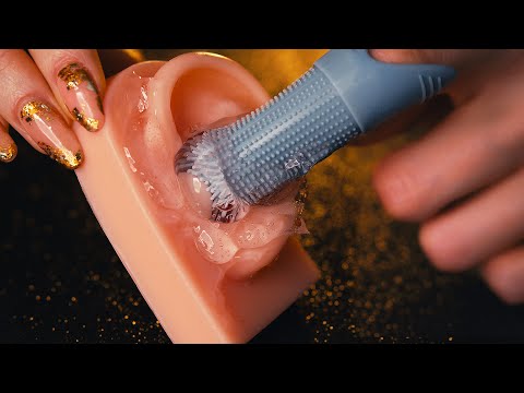 ASMR Inner Ear Stimulation For Deep Sleep ~ ASMR No Talking Ear Massage