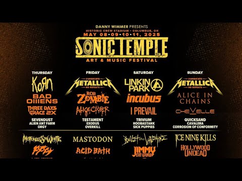 Sonic Temple Announces HUGE Lineup For 2025